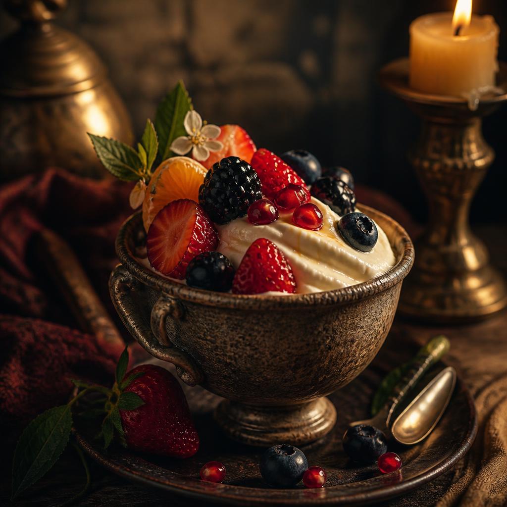 Creme Doce com Frutas